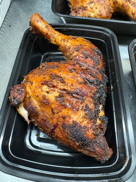 Almond Wood Smoked Chicken Leg Quarters (Leg & Thigh)